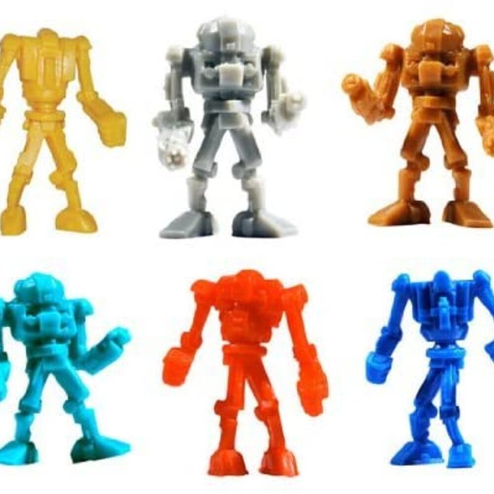 Warbots - Tiny Robot Toy Figures - Lot of 50